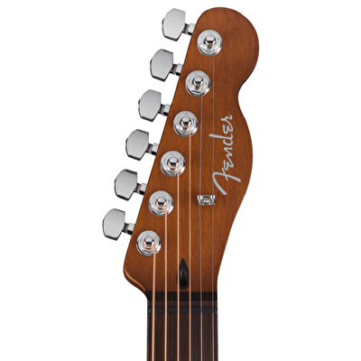 Fender Acoustasonic Standard Telecaster Gülağacı Klavye Black Elektro Akustik Gitar